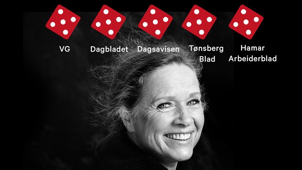 LIV - med terninger - liggende - plakat