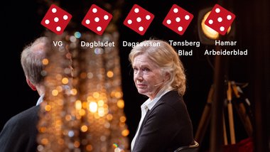 LIV - med terninger - liggende - forestillingsfoto