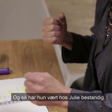 Anne Krigsvold 1:1 video tekstet Romeo og Julie
