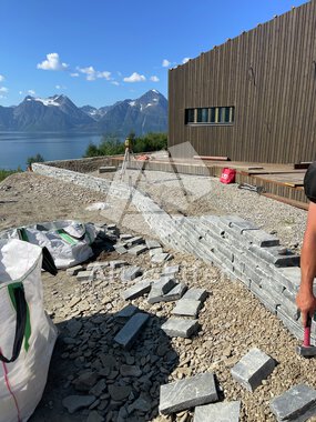 Tørrmur rustikk 12-18 cm