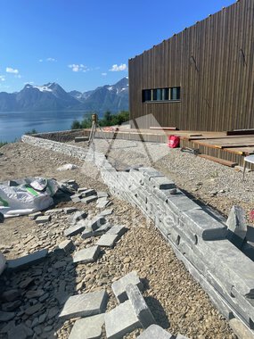 Tørrmur rustikk 12-18 cm