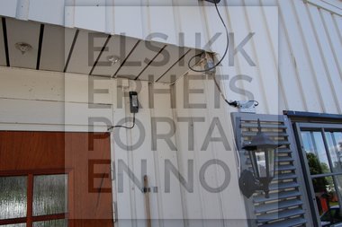 Skjøtelending utendørs