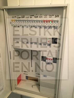 Installasjon bygget av ufaglært