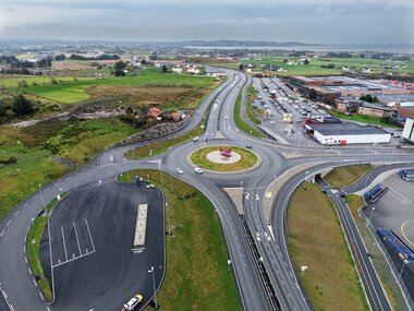 Rundkjøring Transport korridor vest