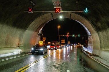 Kolonnekjøring og ledebil