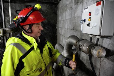 Pumpesump på E39 Byfjordtunnelen