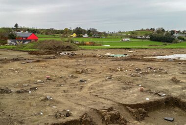 Arkologisk arbeid på nye vegprosjekt