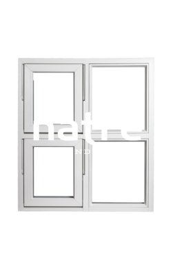 Kombinasjonsvindu Toppsving Fastkarm Alu