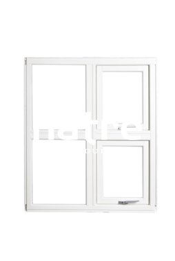 Kombinasjonsvindu Toppsving Fastkarm Alu