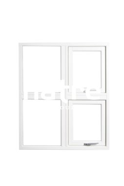 Kombinasjonsvindu Toppsving Fastkarm Alu