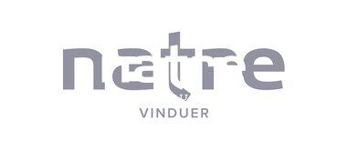 Natre LOGO grå mot hvit