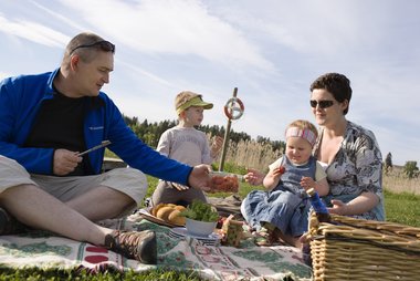 Familieidyll ved nordbytjernet