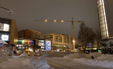 Jessheim på kvelden