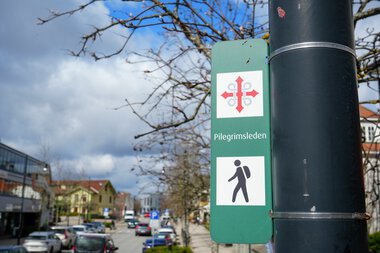 Skilt Pilegrimsleden