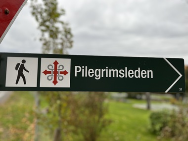 Skilt Pilegrimsleden