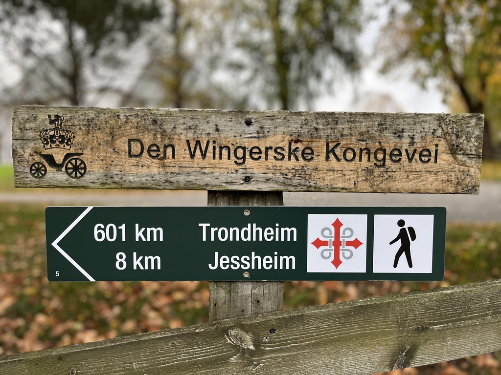 Den Wingerske kongevei ved Ullensaker kirke