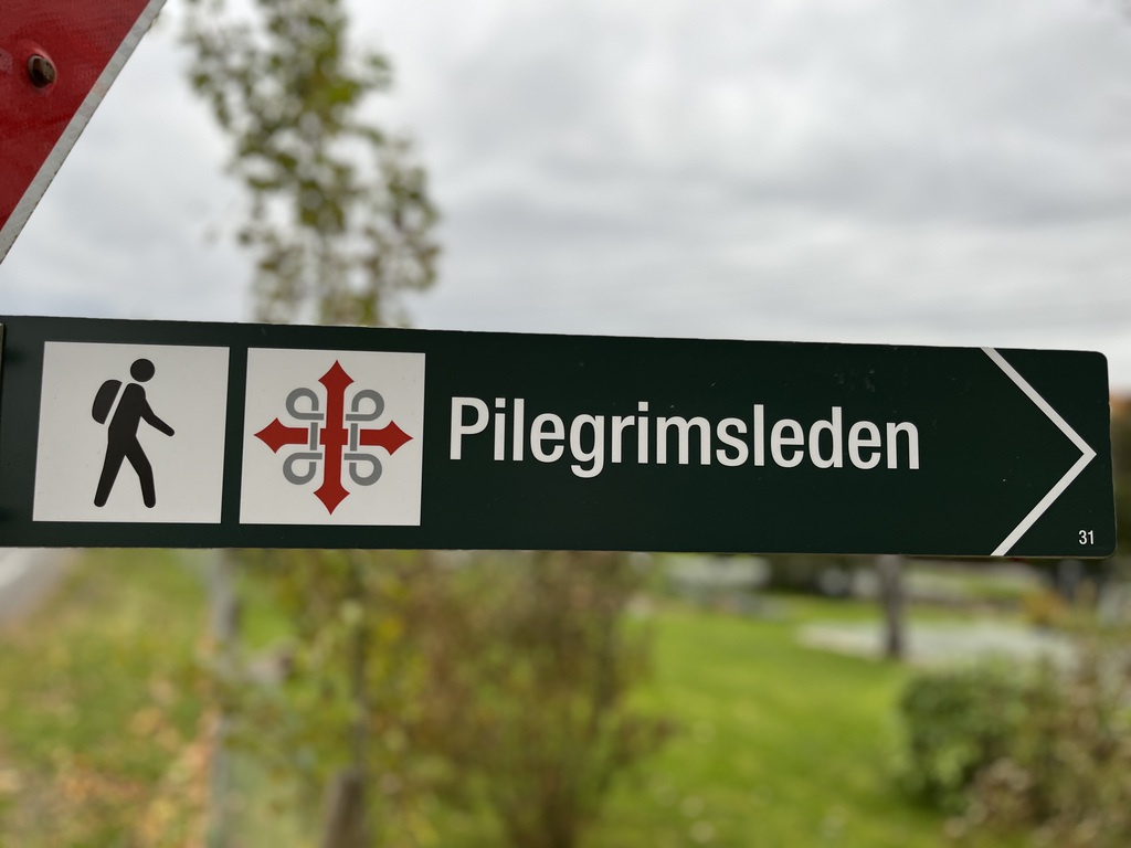 Skilt Pilegrimsleden