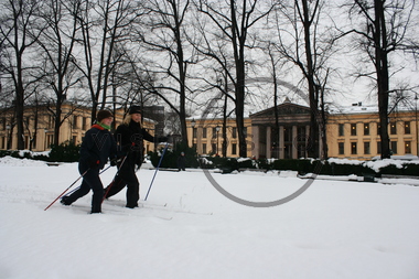 Vinter i Oslo sentrum