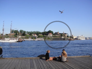 Utsikt fra Aker Brygge