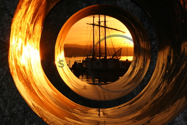 Solnedgang sett fra Tordenskjolds kanon