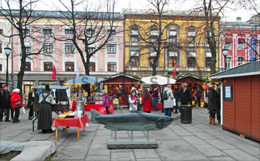 Julemarked på Karl Johan