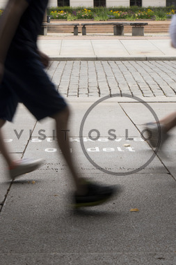 Henrik Ibsen sitat på Karl Johans gate