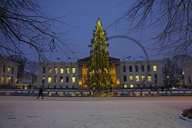 Jul på Universitetsplassen