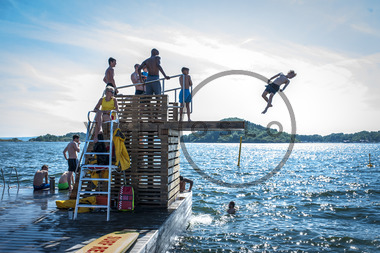 Stuper ut i Oslofjorden på Sørenga