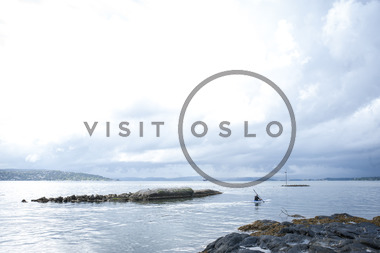 Kajakkpadler ved Bygdøy