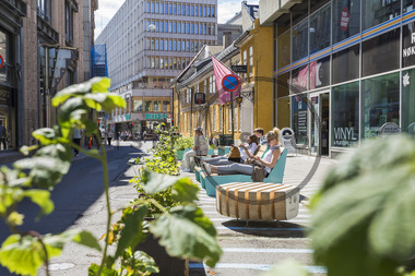 Benker i Møllergata