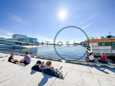 Utsikt mot Operaen og Oslofjorden