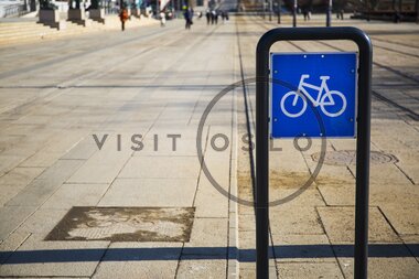 Sykkelvei over Rådhusplassen