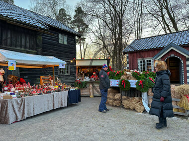 Julemarket på Norsk folkemuseum