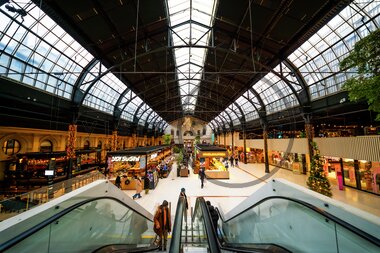 Jul på Oslo sentral stasjon