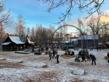 Julemarket på Norsk folkemuseum