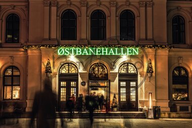 Jul på Oslo sentral stasjon