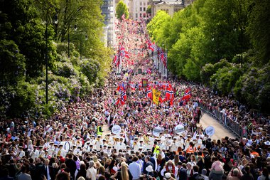 Barnetog på 17. Mai