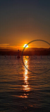 Oslo Fjord solnedgang
