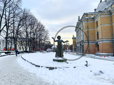 Nationaltheatret i vinter