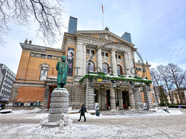 Nationaltheatret i Vinter