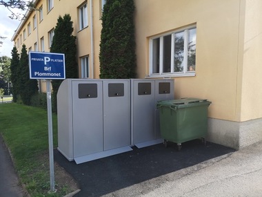 Container garage Installation Skövde