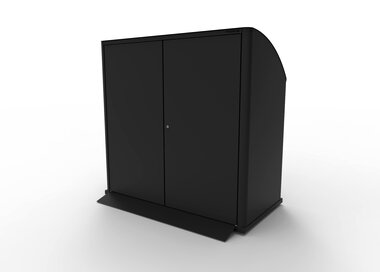 Container garage Kärlgarare 2x370L blind