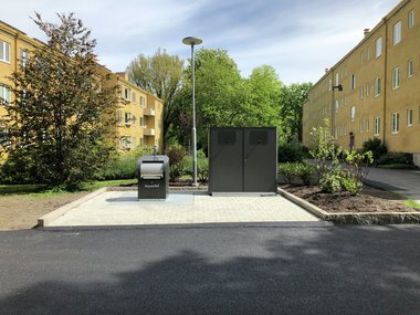 UWS Evolution L + Container garage 2x370L 