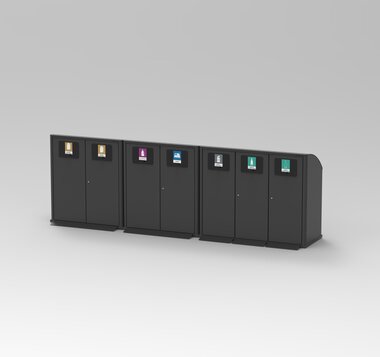 Container garage combination