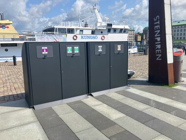 Container garage Göteborg Stenpiren