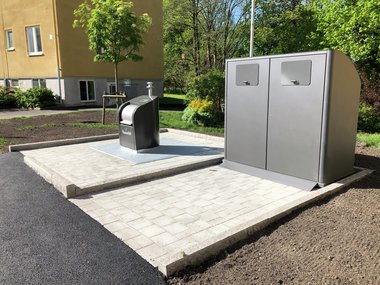 UWS Evolution L + Container garage 2x370L 