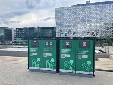 Container garage Lindholmspiren