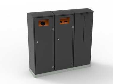 Sensibin battery, bulb, food bag dispenser Sensibin battery, bulb, food bag dispenser