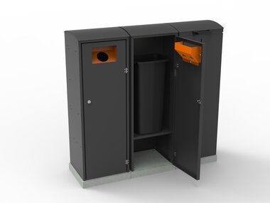 Sensibin battery, bulb, food bag dispenser Sensibin battery, bulb, food bag dispenser