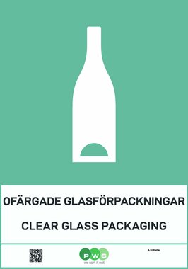 Module label clear glass packaging Module label clear glass packaging